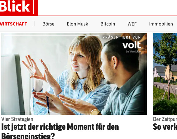 Mit gekauften Stories im Design der Blick-Zeitung treibt Zürcher Familienbank Amateure an Märkte. Dort droht Giga-Crash.