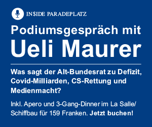 IP On Stage: Ueli Maurer live im Zürcher Schiffbau